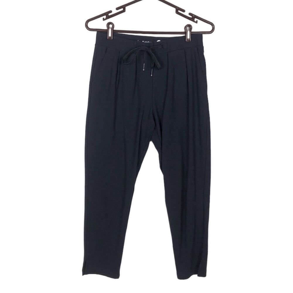 Betabrand Navy Blue Soho Jogger Ankle Pants Women's Size Small